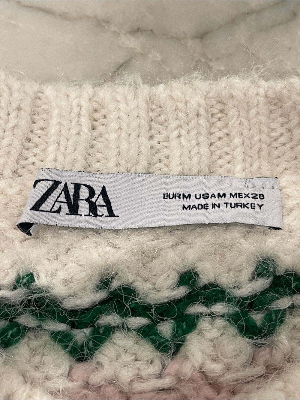 Zara Striped Knit Sweater Size M - Picture 5 of 6